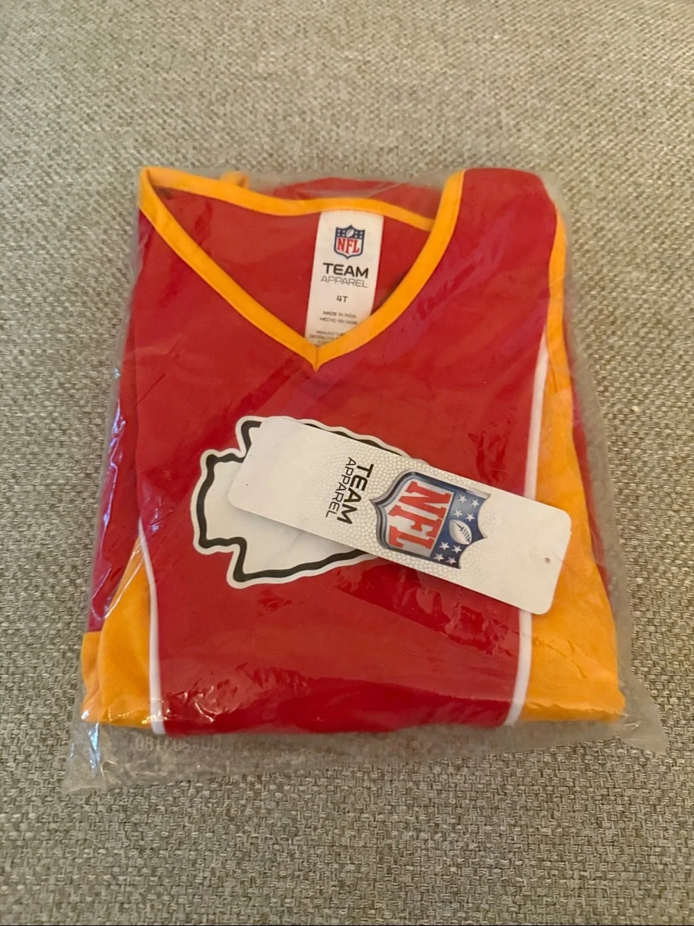 Old Navy Red Kansas City Chiefs Graphic Mesh Dress l